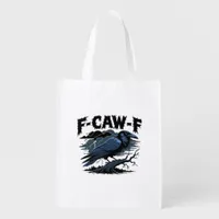F-Caw-F Minimal Clean Design Grocery Bag