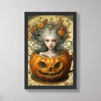 Halloween Fairy in a Teacup Framed Art