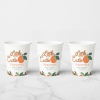 Little Cutie Baby Shower Party Cups – Clementine C