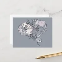 Thumbnail for Pretty Flower Doodle  Postcard