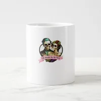 Till Death Do Us Part Valentine Skeleton Classic  Giant Coffee Mug