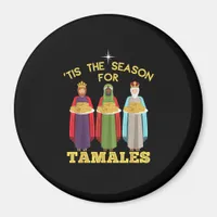 Tis Season For Tamales Funny Mexican Christmas Magnet