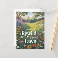 Quit Poisoning The Lawn Rewild Your Yard Postcard