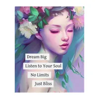 Dream Big, Inspirational Quote for Daughter Acrylic Print