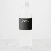 Bone Hands Heart Pride Progress Creative Style Water Bottle Label