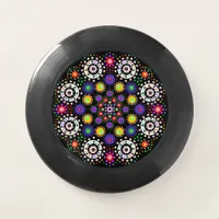 Psychedelic Dot Mandala   Wham-O Frisbee