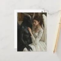 Good Angel and Evil Demon Postcard