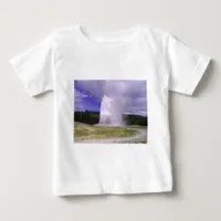 Old Faithful in Yellowstone National Park Baby T-Shirt