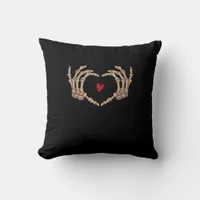Skeleton Hands Women Skeleton Hands Halloween Throw Pillow