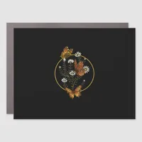 Cottagecore Goblincore Fairycore Graphic Flower Bu Car Magnet