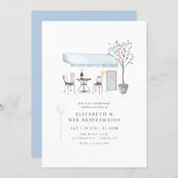 Watercolor Paris Bridal Luncheon invitation