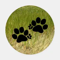 Acrylic Coasters - Polydactyl Prints in Grass