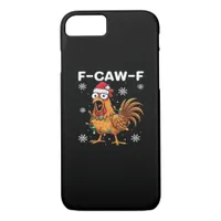 Funny F-Caw-F Christmas Chicken Classic iPhone 8/7 Case