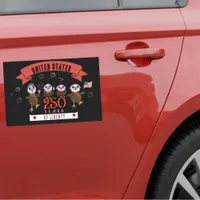 Patriotic US 250 Years of Liberty Great Eagle  Car Magnet