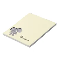 Notepad - Baby Elephant and Name