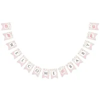 Tea Party Baby Shower Welcome Banner
