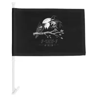 F-Caw-F Crow Halloween Witch F-Caw-F Car Flag