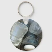 Vintage Glass Insulators and a Door Knob Keychain