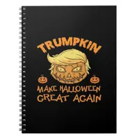 Trumpkin Halloween Pumpkin Notebook