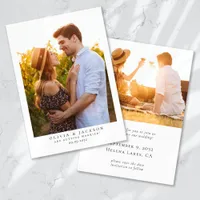 Simple Photo Wedding Save The Date