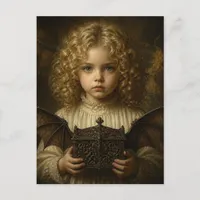 Child With A Bat Box Postcard