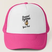 Customizable Powered By Potatoes Trucker Hat