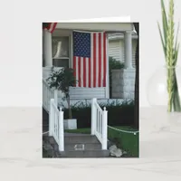 Small Town America Front Porch Card