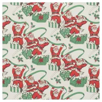 Vintage Santa Fabric