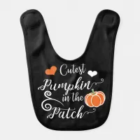 cutest pumpkin in the patch bib