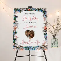 Welcome to Our Wedding | Mosaic Tile and Glass Foam Board