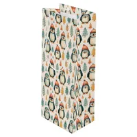 Merry Christmas  | Vintage Penguins Christmas Wine Gift Bag