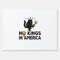No Kings In America We The People Political Minima Sign