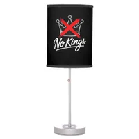 No Kings Simple Crown With Cross Artistic Design Table Lamp