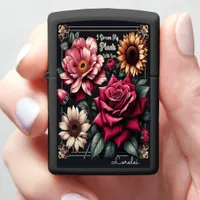 I Drown My Plants With Love Timeless Floral Art  Zippo Lighter