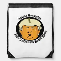 Halloween Trumpkin Pumpkin Classic Drawstring Bag