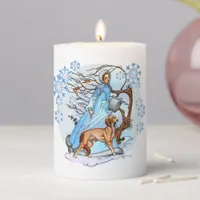 Winter Walk Pillar Candle