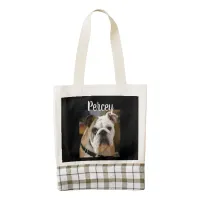 Personalized Dog Photo Tote Bag