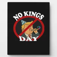 No Kings Day Vintage Classic Graphic Plaque