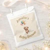 Sweet Little One on the Way Neutral Baby Shower Favor Bag