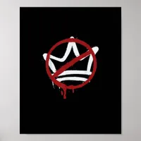 No Kings In America Since 1776 Minimal Clean Poster