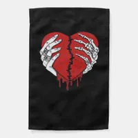 Skeleton Hands Hearts Classic Trending Style Garden Flag