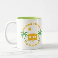 What Happens in Caravan Stays in the Caravan Two-Tone Coffee Mug