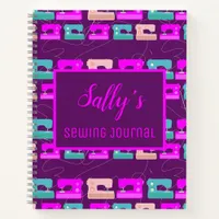 Multi-Coloured Sewing Journal