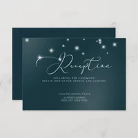 Wedding Reception | Elegant Driftwood Tulle Arbor Invitation