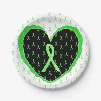 Lyme Disease Awareness Ribbon Paper Plates