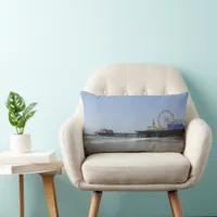 Santa Monica Pier in Los Angeles California Lumbar Pillow