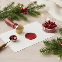 So Very Merry Christmas Holiday Wax Seal Stamp
