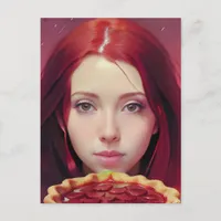 Strawberry Pie Goddess Postcard