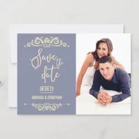 Vintage Wedding Save the Date personalised photo