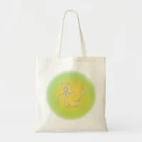 Tote Bag - Two Etched Look Leaves